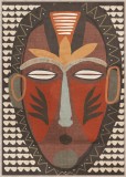 MASK AFRICAN FIRST CANVAS - DECO, PANELS, FRAMES